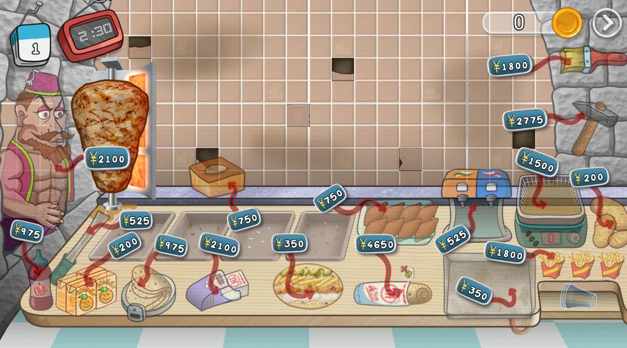 沙威玛卷饼铺游戏截图1