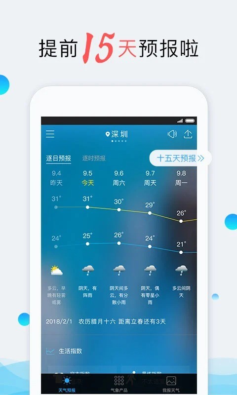 深圳天气app截图1