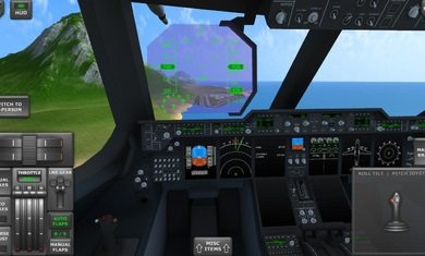 涡轮螺旋桨飞行模拟器3D截图1