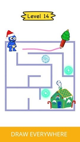 Draw Maze Escape绘制迷宫逃生游戏图2