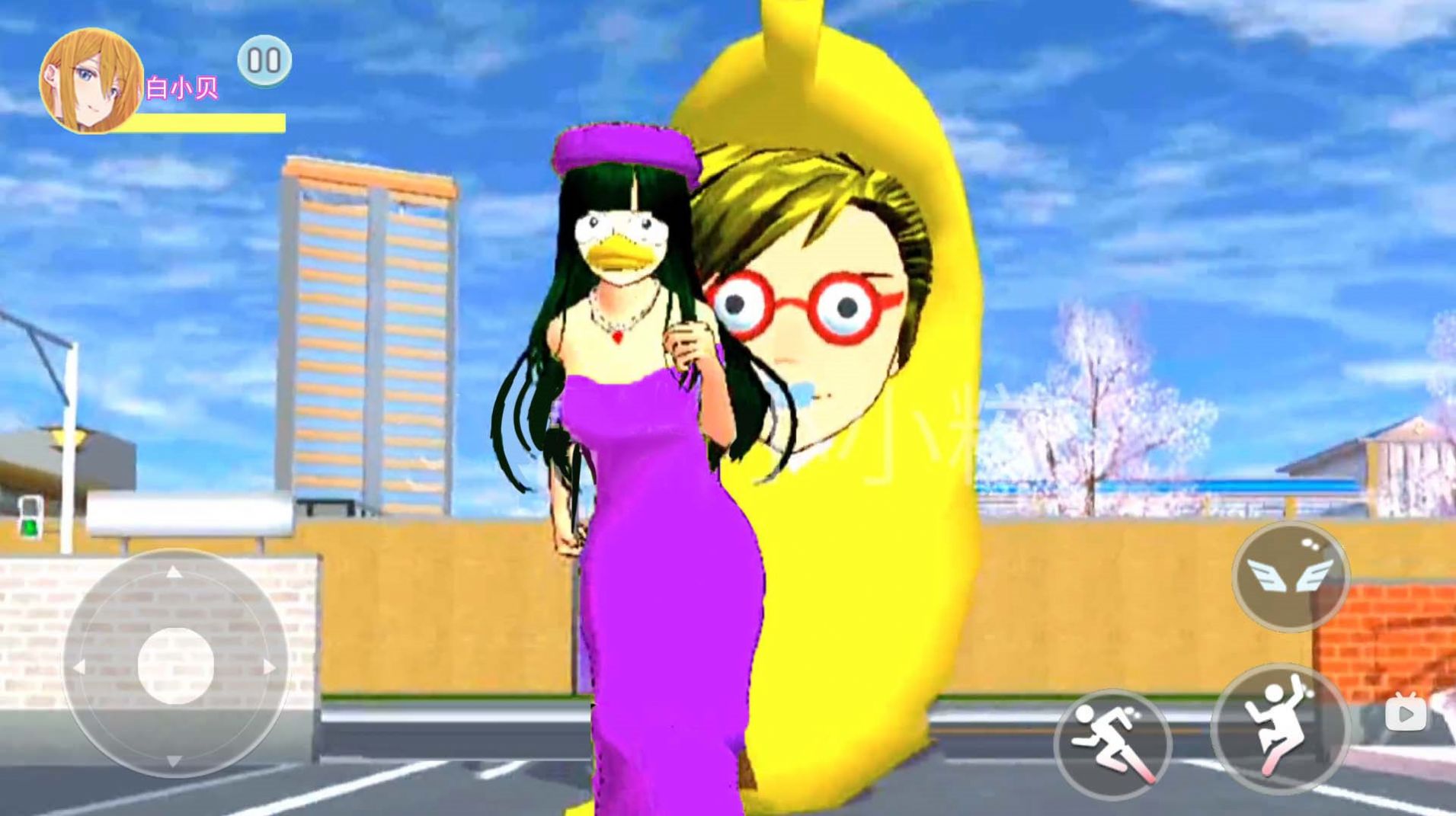 樱校跑酷逃离外星人游戏截图1