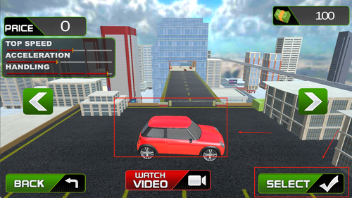 疯狂汽车：空中驾驶手游截图3