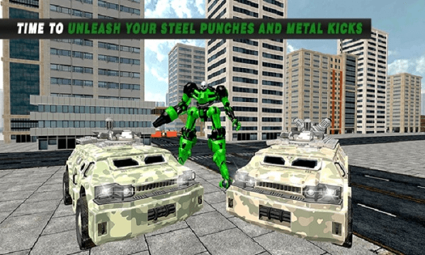 Military Truck Transform Robot游戏截图3