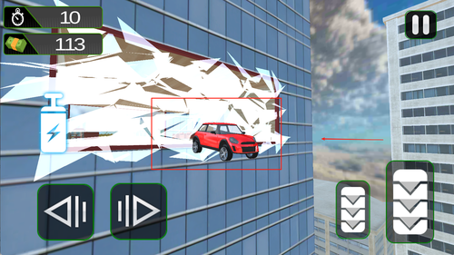 疯狂汽车：空中驾驶手游截图1