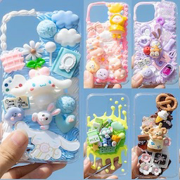 手工奶油胶手机壳手游