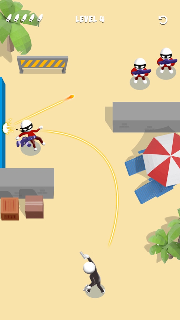 弯曲的子弹游戏图1