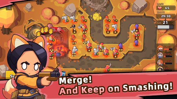 猫咪冲刺：塔防截图1