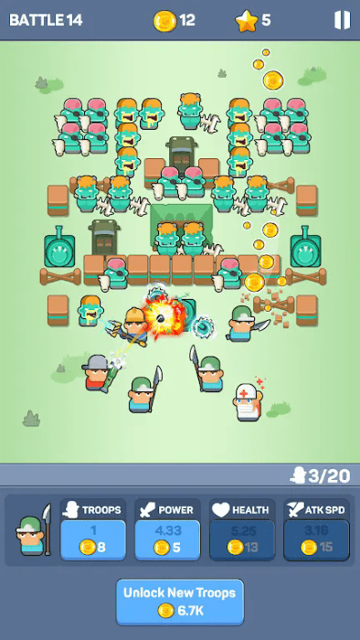 战士防御游戏图2