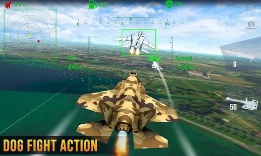 现代喷气战斗机（Jet Airstrike Mission）游戏图1