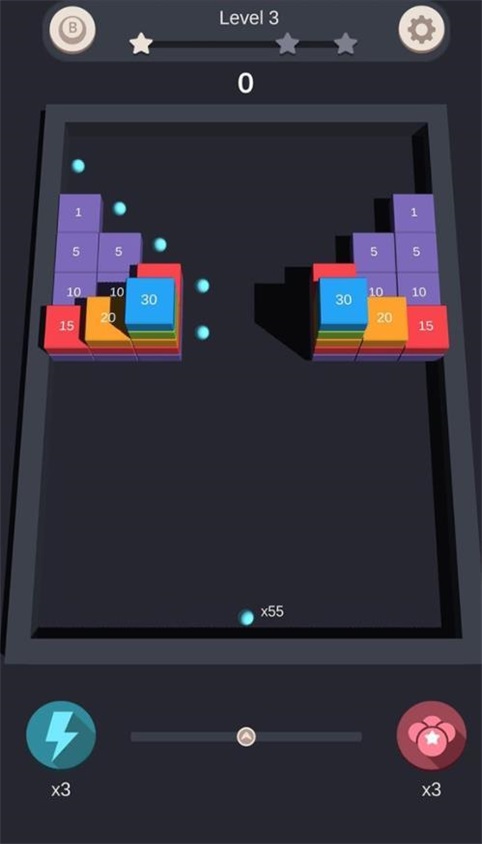球砖断路器游戏截图3