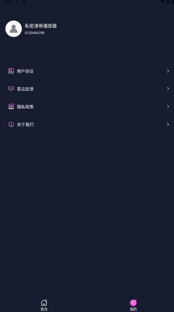 私密清晰播放器app截图1