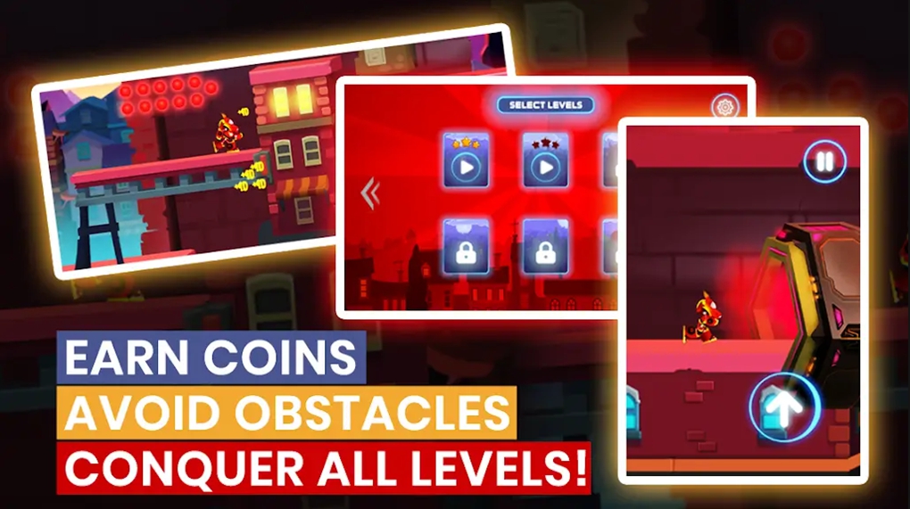 机器人动力火焰跳跃（ROBOT POWER BLAZE JUMP）游戏截图1