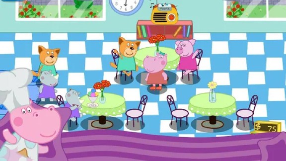 河马佩奇咖啡厅游戏截图1