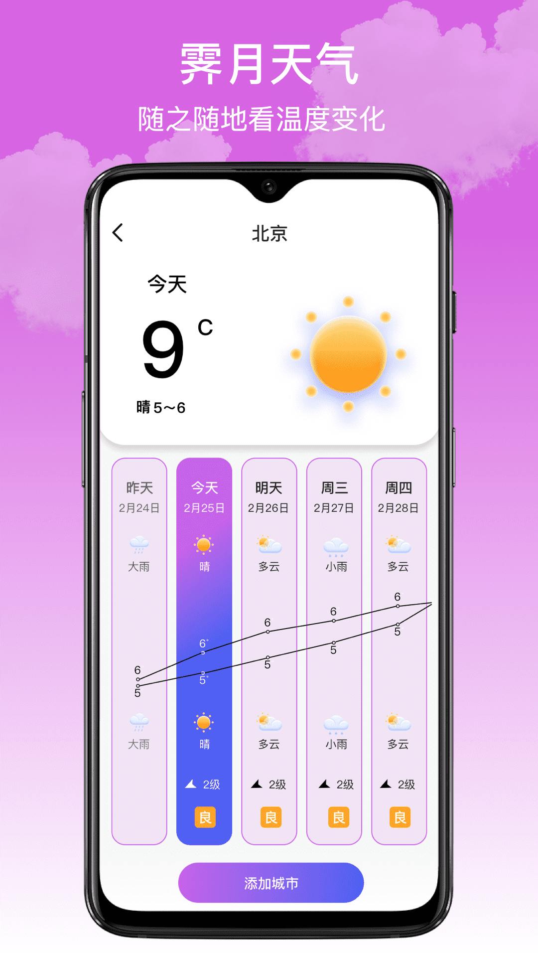 霁月天气软件截图3