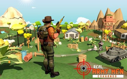 真正的军人突击队（Real Army Man Commando）截图1