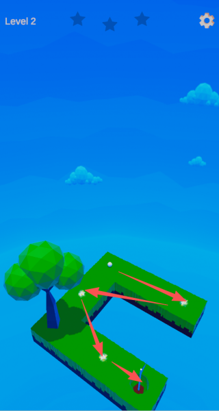 浮动地面高尔夫最新版图1