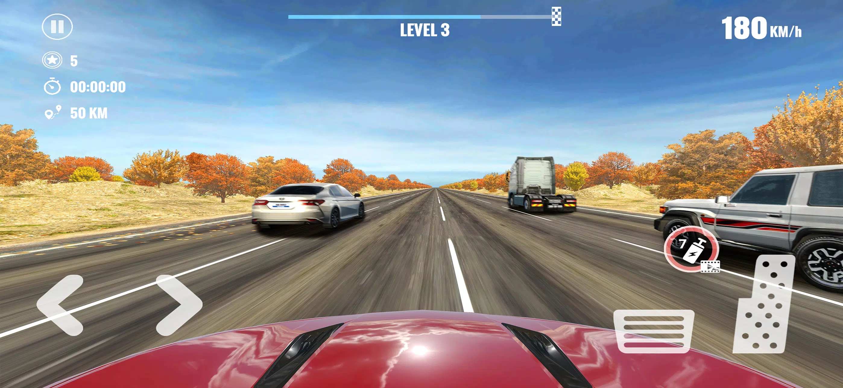 公路赛车：交通速度截图1