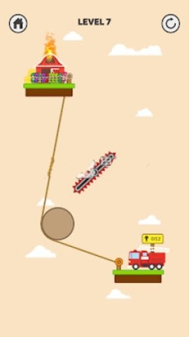 Toy Rescue Rope Puzzle游戏图2