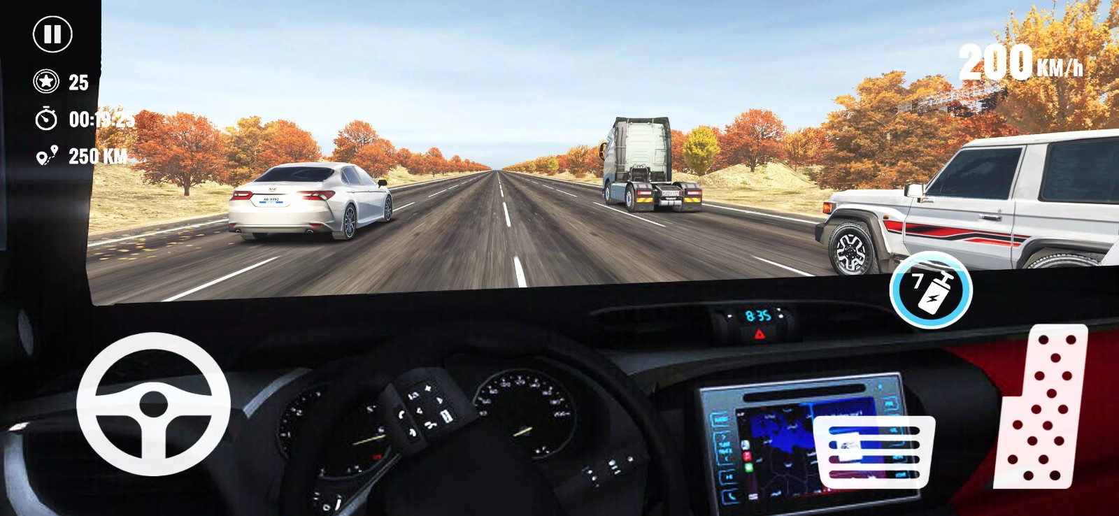 公路赛车：交通速度截图2