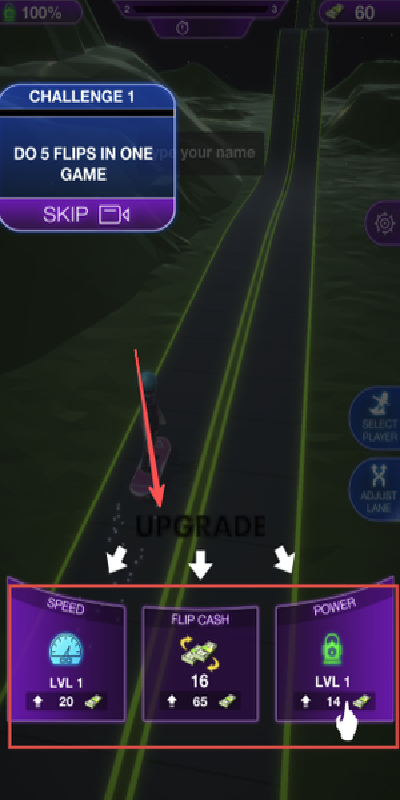 人类霓虹冲浪游戏截图1