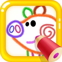 小猪宝宝爱画画