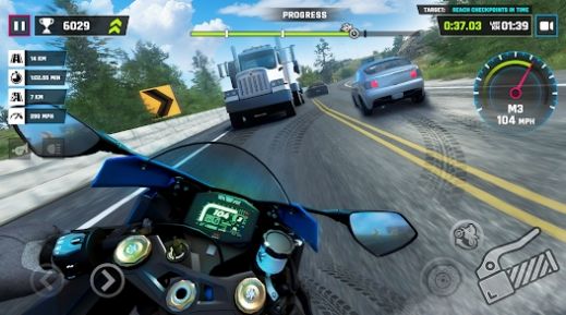 高速摩托模拟器游戏(Highway Traffic Bike Simulator)