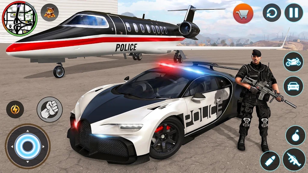 警车追逐小偷游戏图2