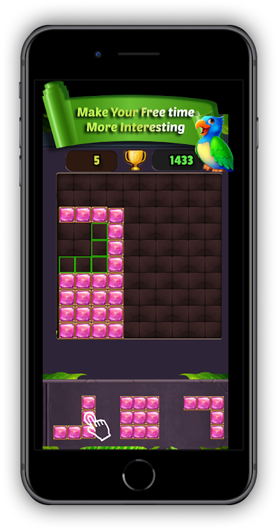 方块拼图丛林版游戏(BlockPuzzleGame)图1