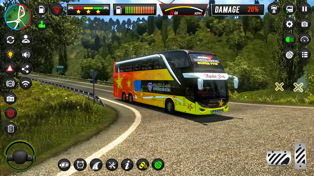 现代城市公交长途汽车3d游戏图1