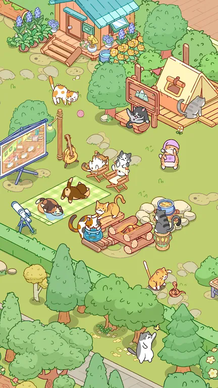 可爱的猫咪大厦游戏(cute cat mansion)图3