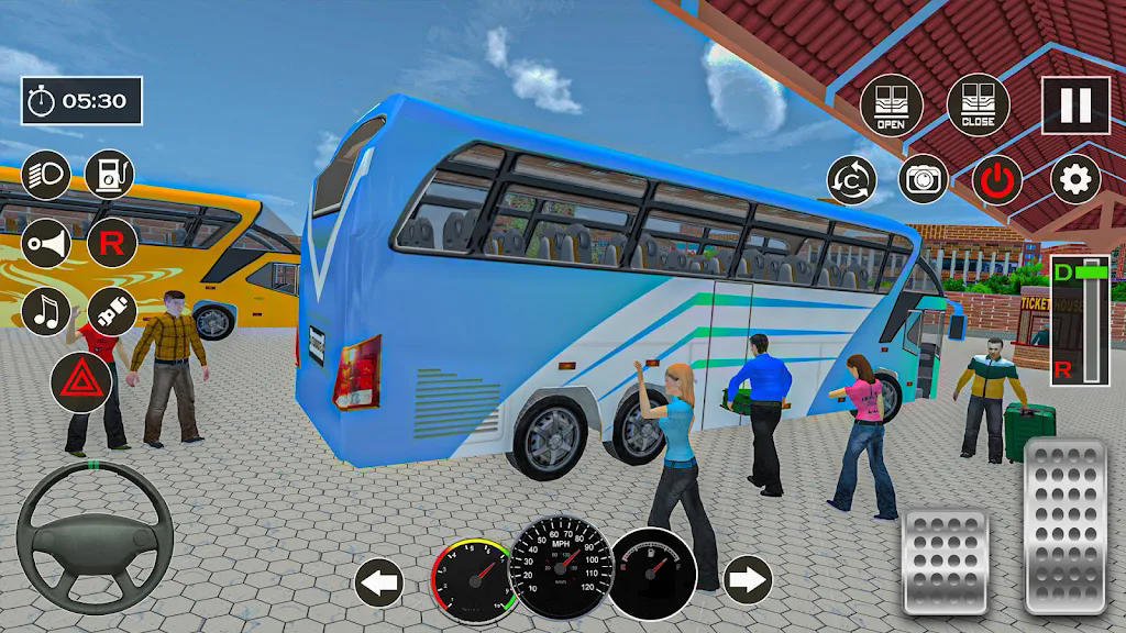 美国巴士模拟器城市巴士游戏图1