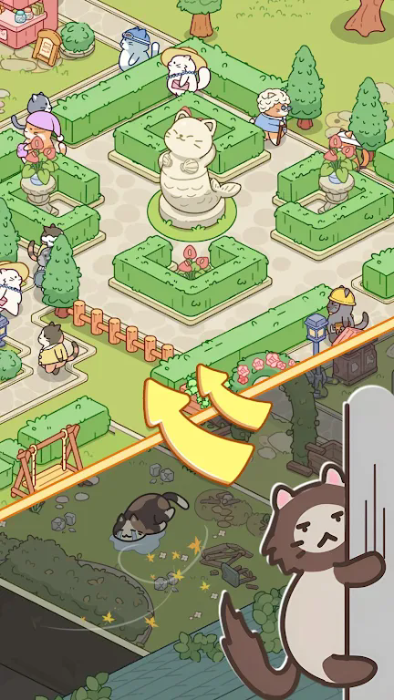 可爱的猫咪大厦游戏(cute cat mansion)图2