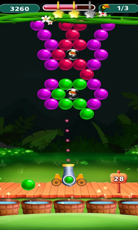 泡泡射击者小鸟救援游戏(bubbleshooterbirdrescue)图3