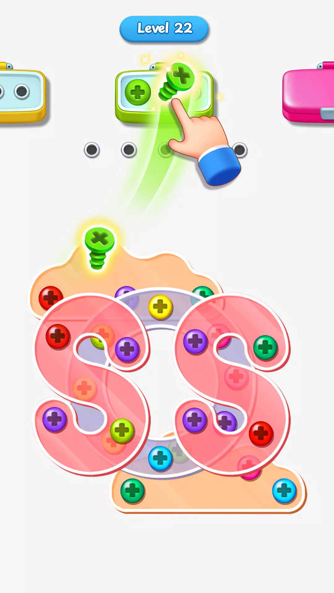 彩色螺丝堵塞拼图游戏(unscrew color jam)图3