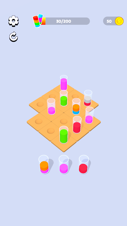 瓶子排序3D游戏(bottle sort 3d)图3