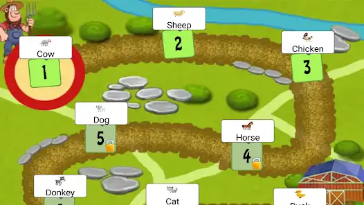 老麦克唐纳农场拼图游戏(la granja de pepito)图2