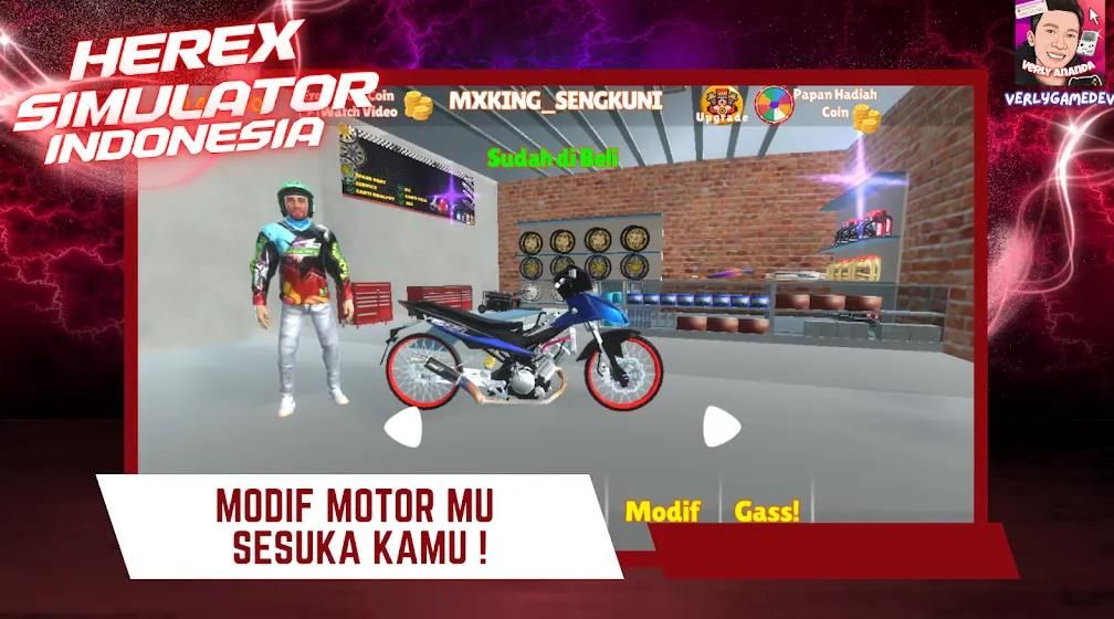 印尼摩托车游戏(Herex Simulator Indonesia)图1