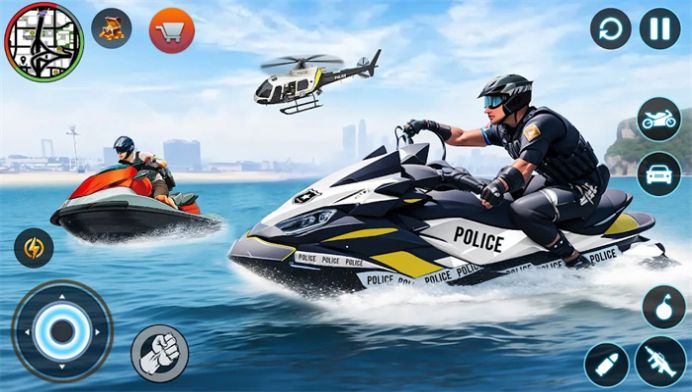 警察追逐偷车贼游戏图1