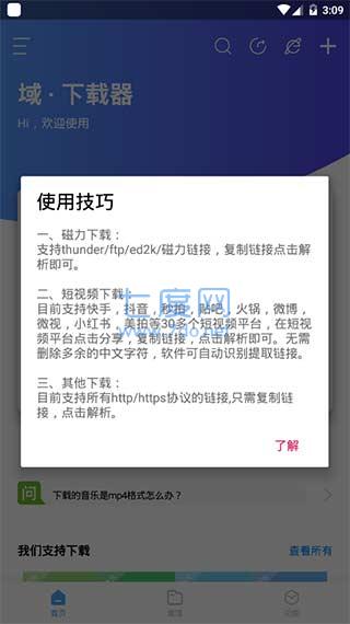 域下载器1.3.0版截图3