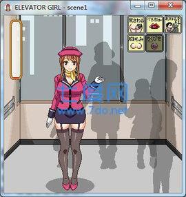 elevator电梯女孩像素游戏