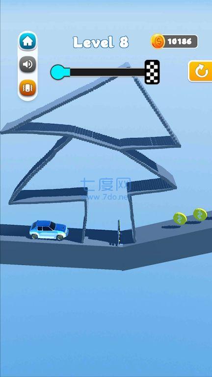 画线汽车攀登3D图1