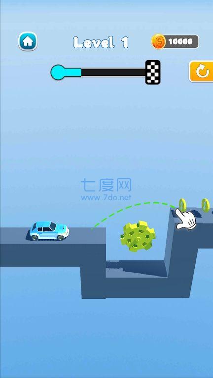 画线汽车攀登3D图2