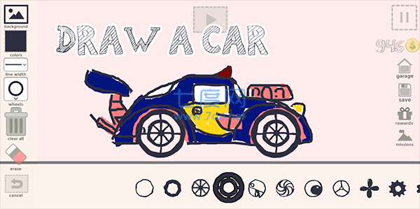 涂鸦画车比赛DrawCar图1