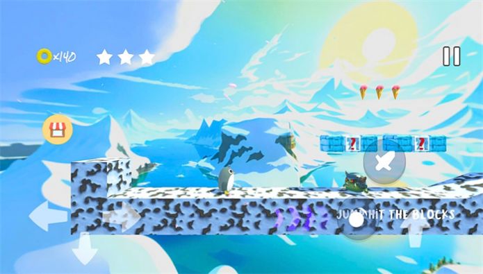 企鹅雪地跑图1