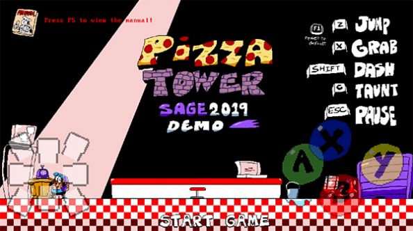 披萨塔疯狂世界游戏Pizza Tower Frenzy Worlds