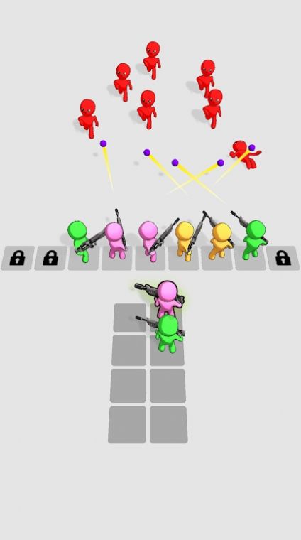 合并火柴人排序射击(Queued Shooters)图2