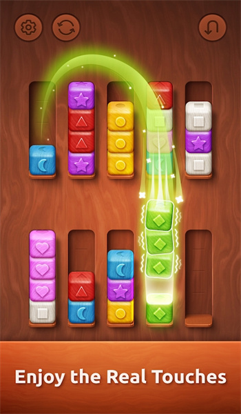 彩色木材分类ColorwoodSort图1