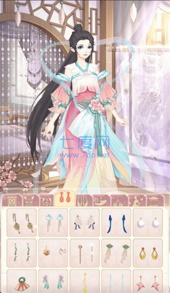 宫廷古风换装少女图2