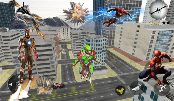 蜘蛛侠英雄钢铁飞城SpiderRopeHeroIronFlyingCity图2