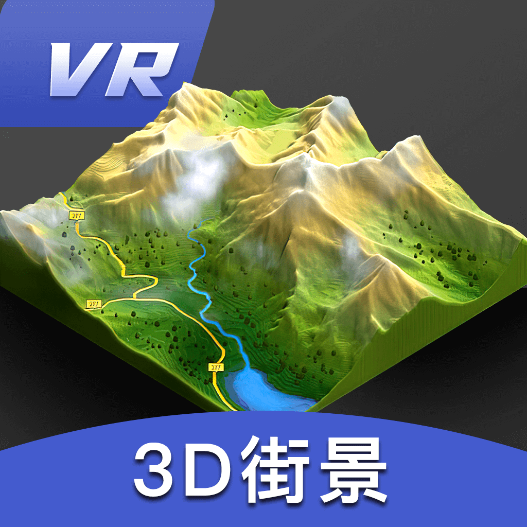 三维地图发现图标